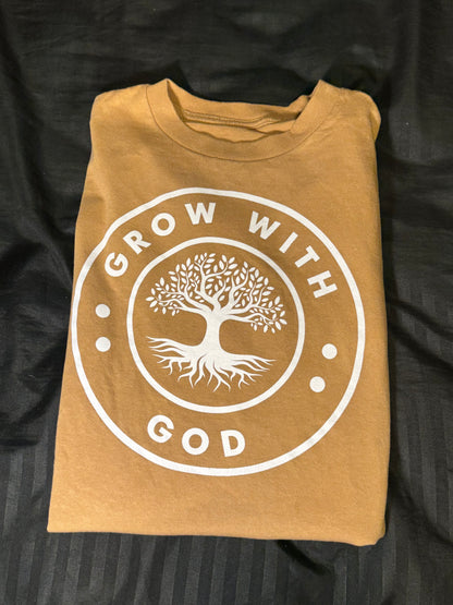 Rooted in Faith - Tan T-Shirt