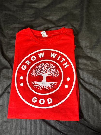 Now We Grow - Red T-Shirt